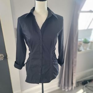 NEW YORK & COMPANY Women's Stretch Small 3/4 Sleeved Blouse